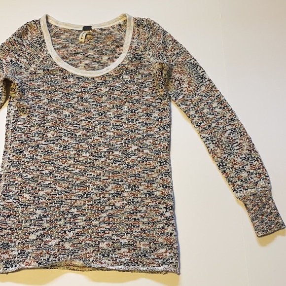 Free People Multicoloured Knit Sweater - Women’s Size Small - Picture 4 of 6